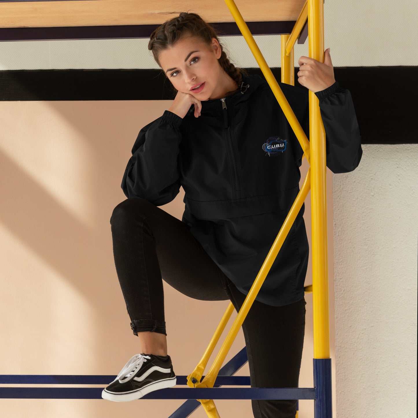 C.U.B.U. Embroidered Champion Packable Jacket