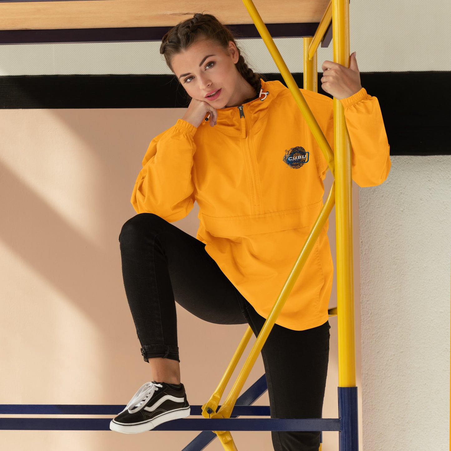 C.U.B.U. Embroidered Champion Packable Jacket