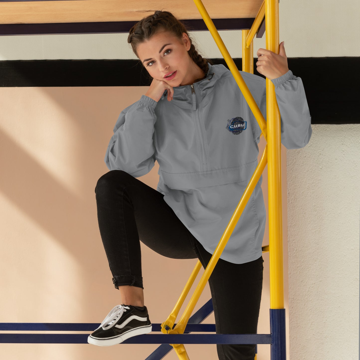 C.U.B.U. Embroidered Champion Packable Jacket