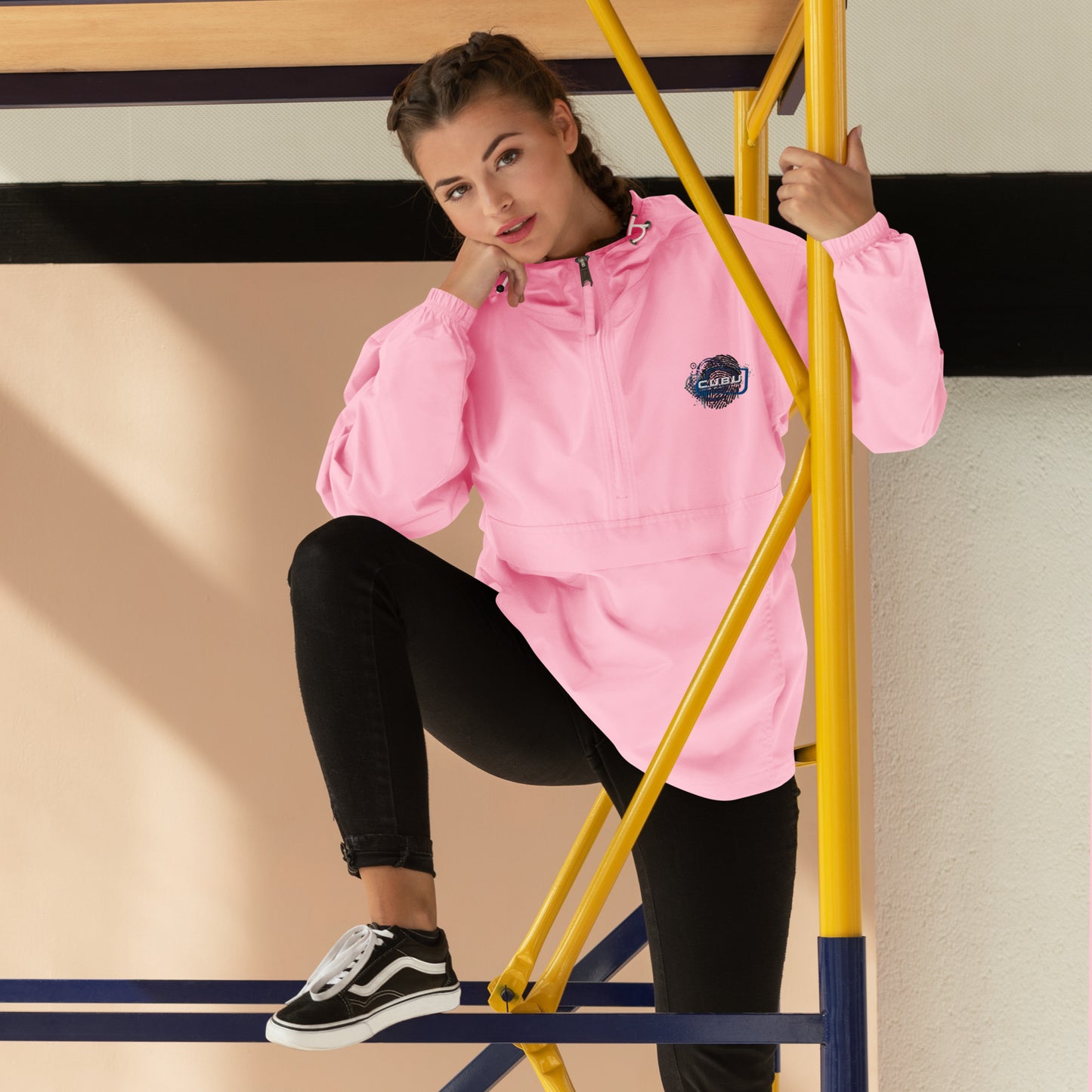C.U.B.U. Embroidered Champion Packable Jacket