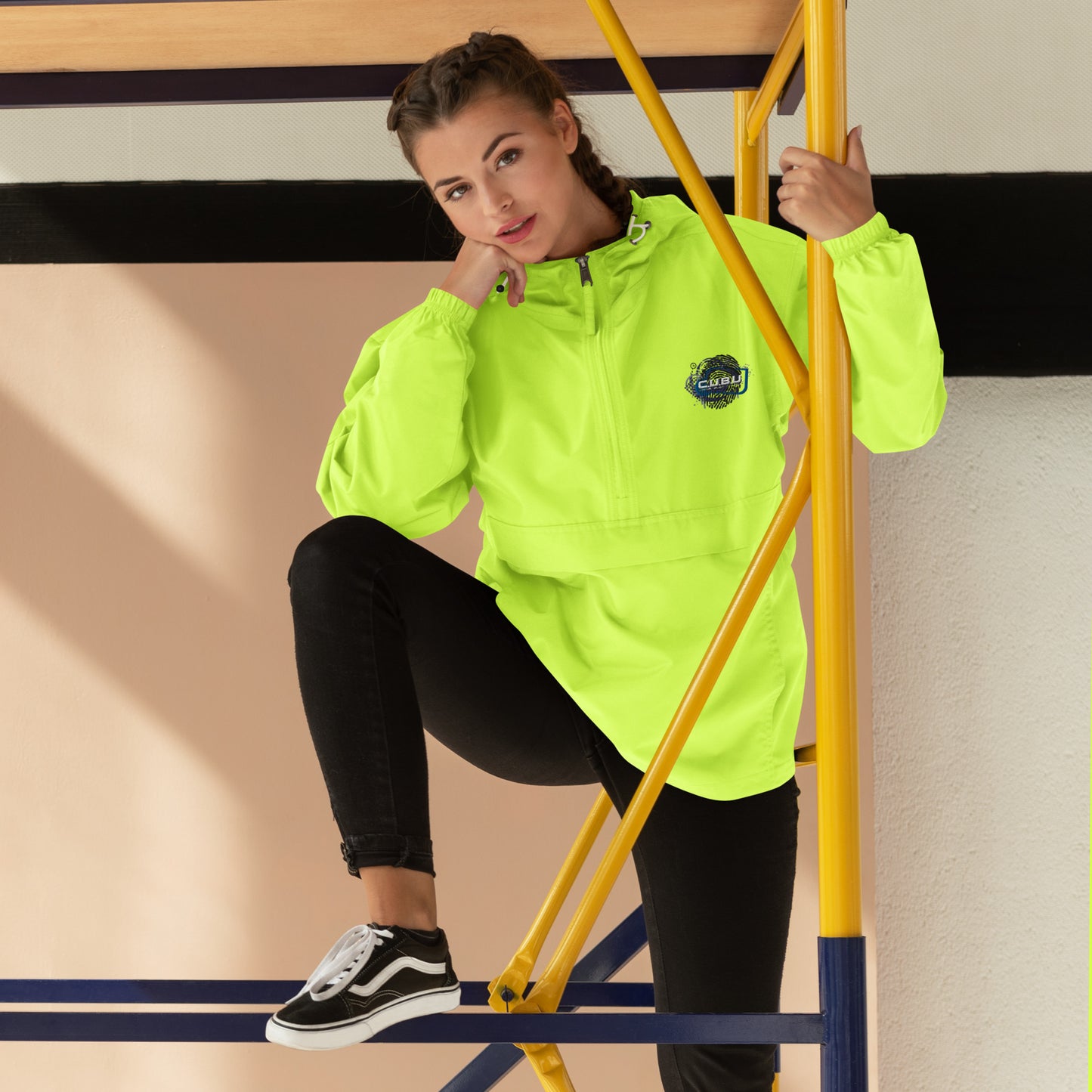 C.U.B.U. Embroidered Champion Packable Jacket