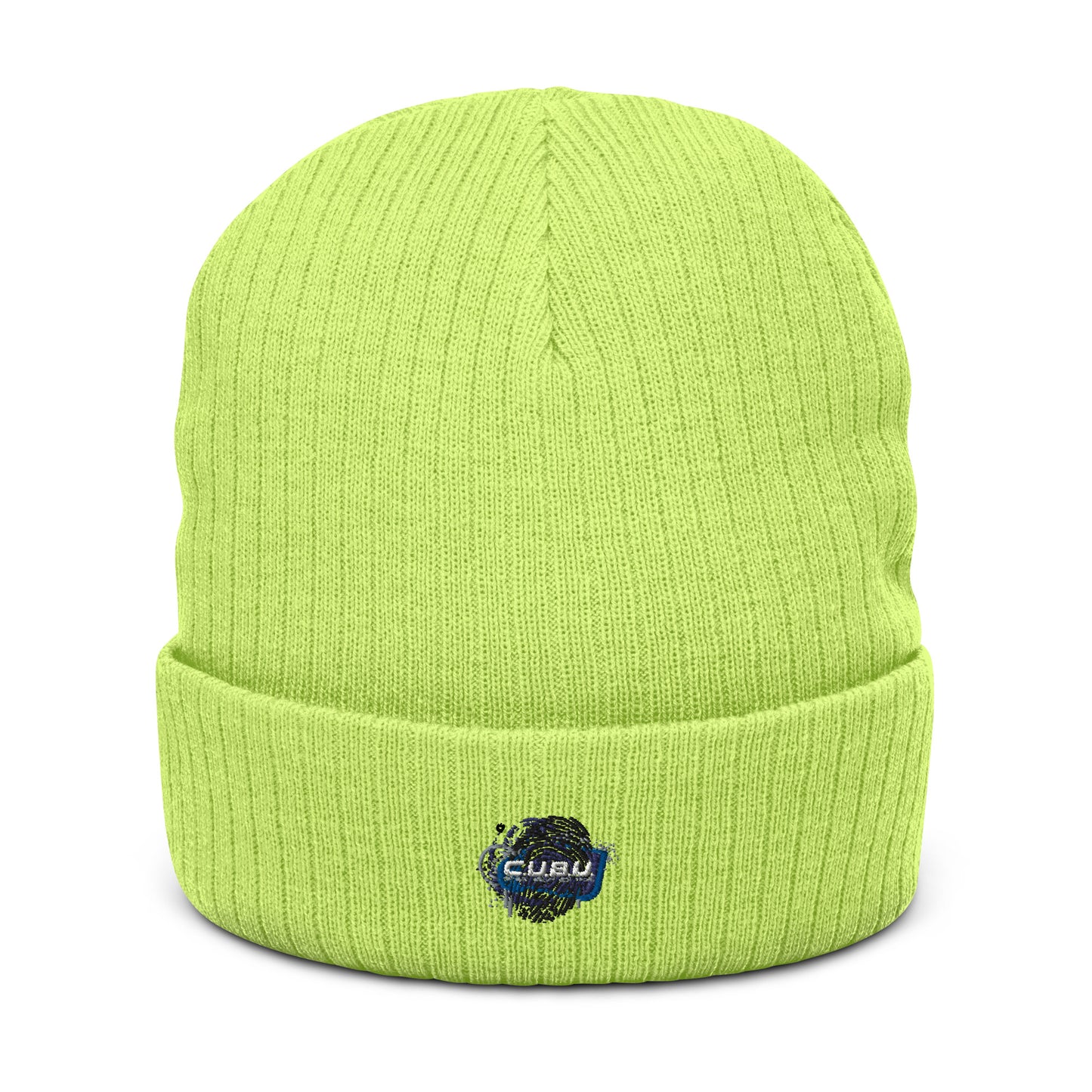 Unique Prints Ribbed knit beanie