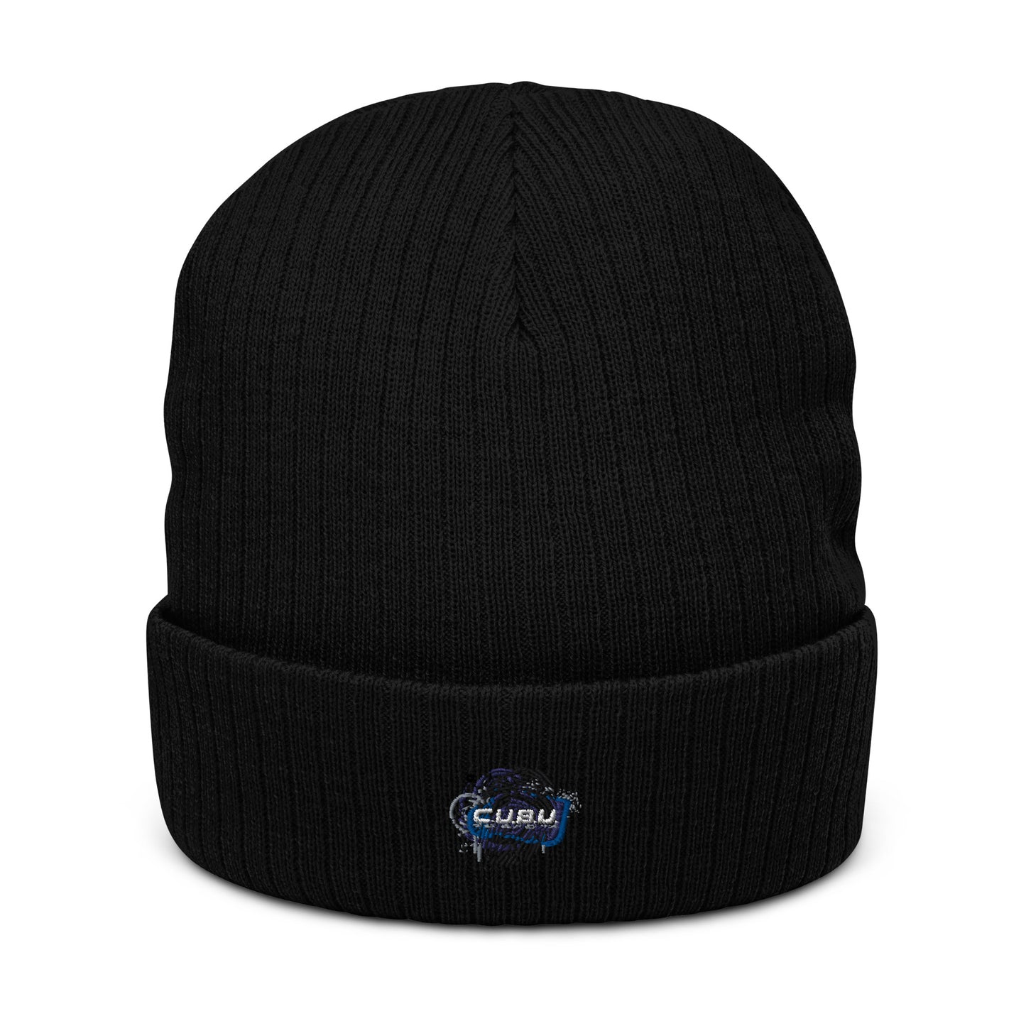Unique Prints Ribbed knit beanie