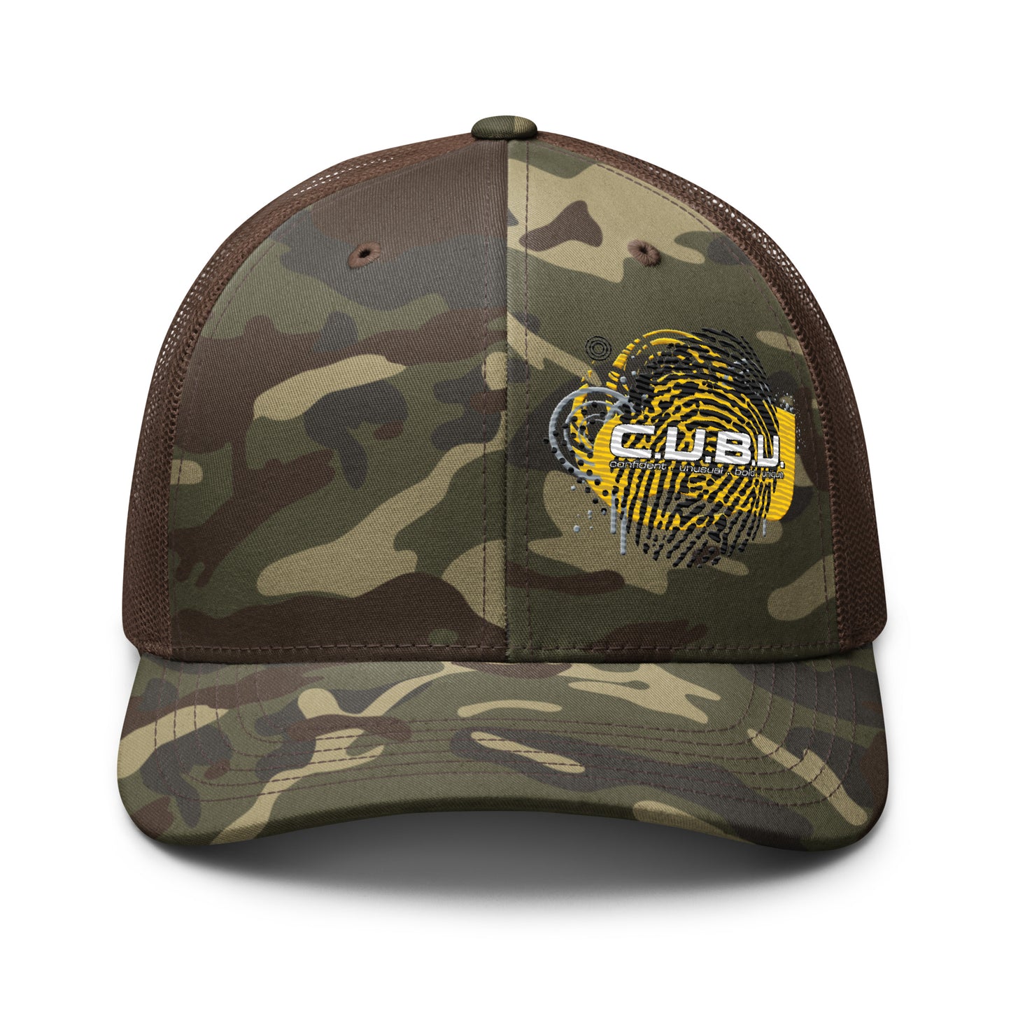 C.U.B.U. Camouflage trucker hat