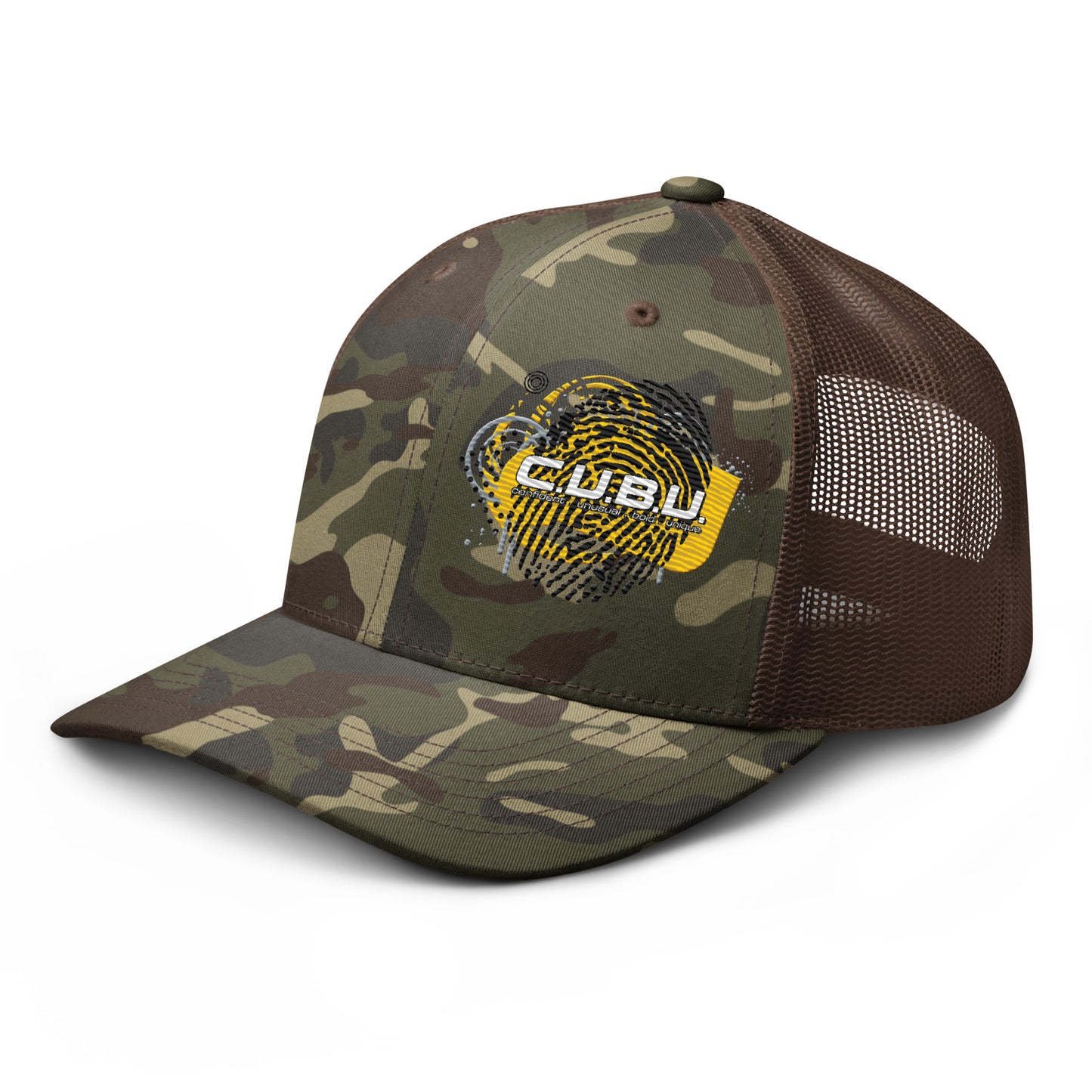 C.U.B.U. Camouflage trucker hat